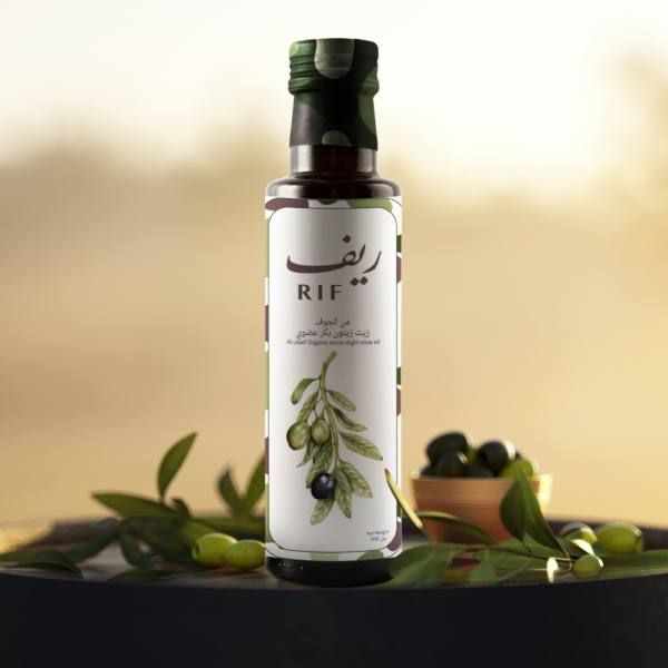 زيت زيتون ريف 500 مل بكر عضوي عصرة أولى على البارد
