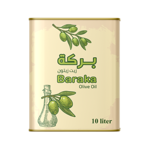 زيت زيتون بركة تنك 10لتر